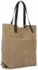 Kožené kabelka shopper bag Vittoria Gotti zemitá V8267